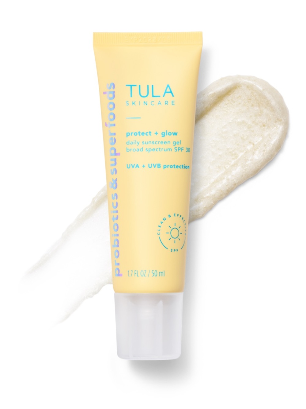 BRAND NEW IN BOX TULA Protect + Glow Daily Sunscreen Gel SPF 30